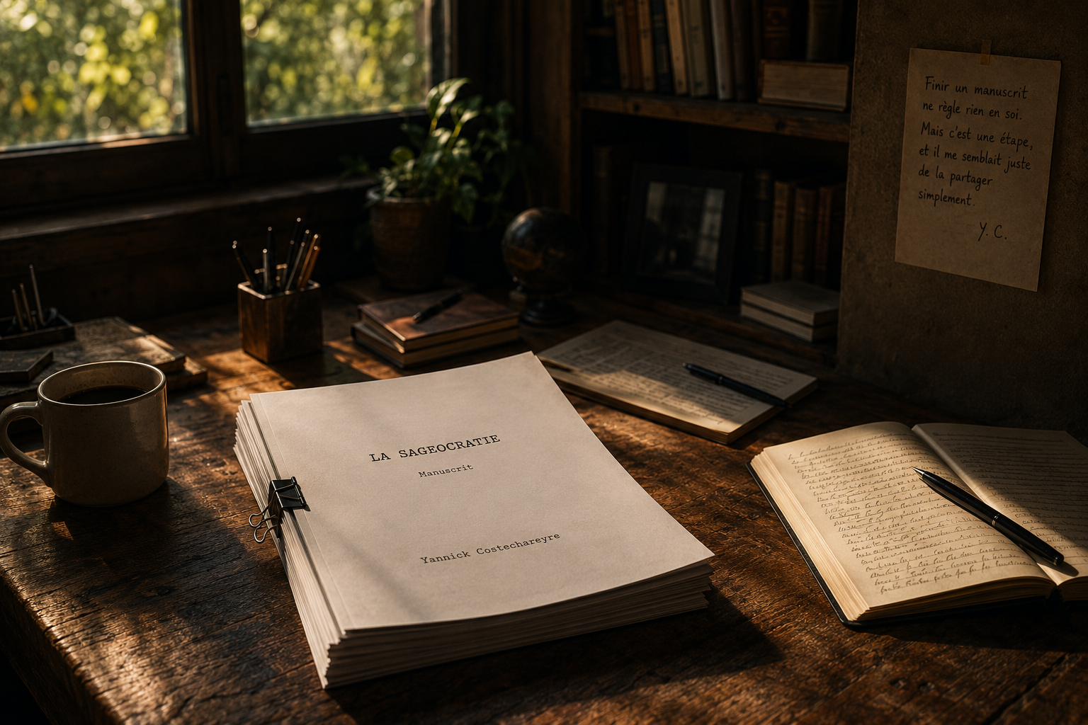 Au bout du manuscrit